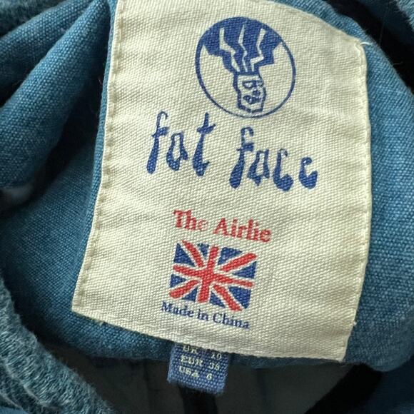 Fat Face Airlie Quarter Zip Long Sleeve Stripe Women Size 6 - Picture 7 of 13